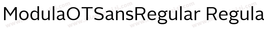 ModulaOTSansRegular Regular字体转换